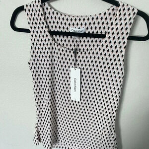 NWT‎ Calvin Klein multicolor printed tank size XS